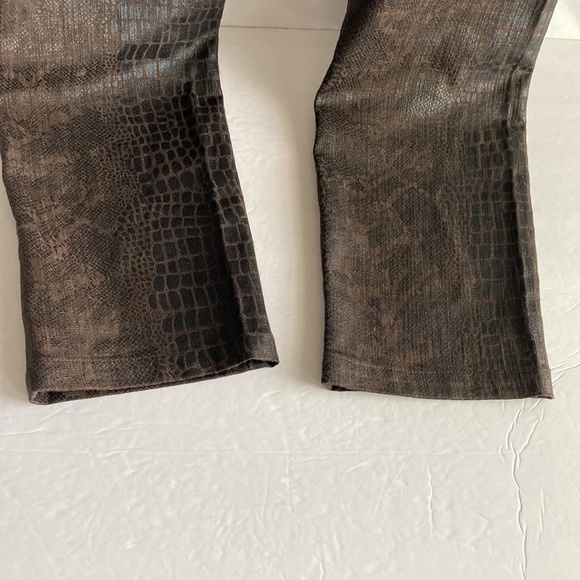 Bamboo Traders Faux Snake Skin Dress Pants Size 6 - Picture 7 of 12